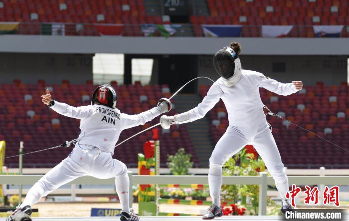 郑州举行的现代五项世界锦标赛个人赛决出前三